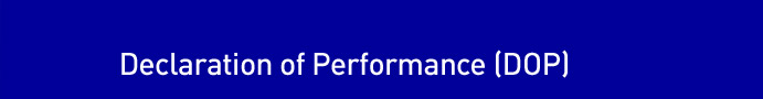 Declaration of Performance - DoP